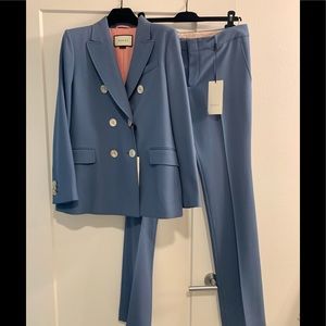 Gucci Powder Blue Suit
